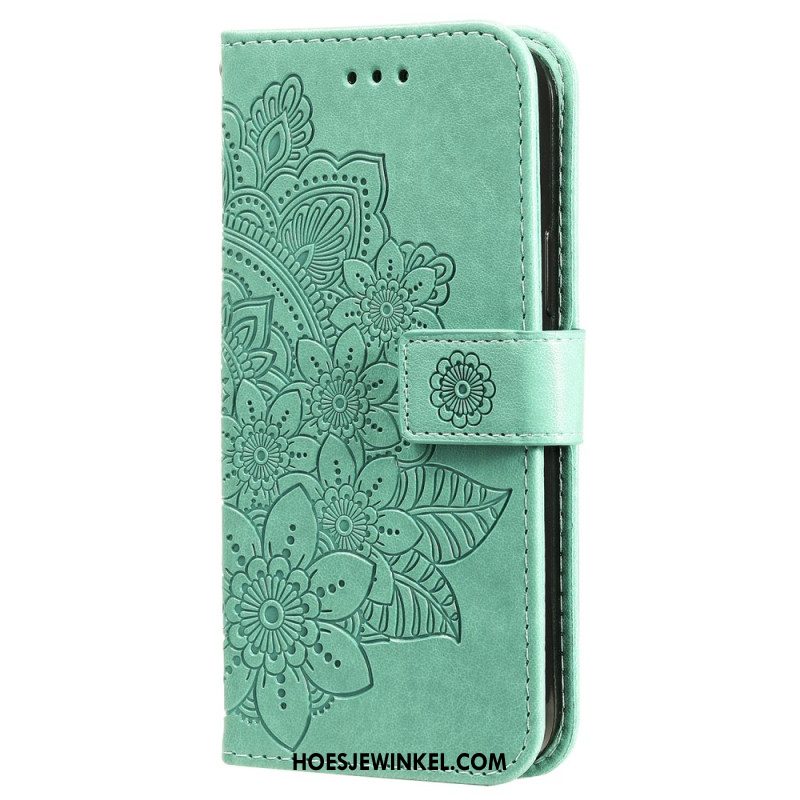 Leren Hoesje iPhone 16 Plus Mandala-print Bescherming Hoesje