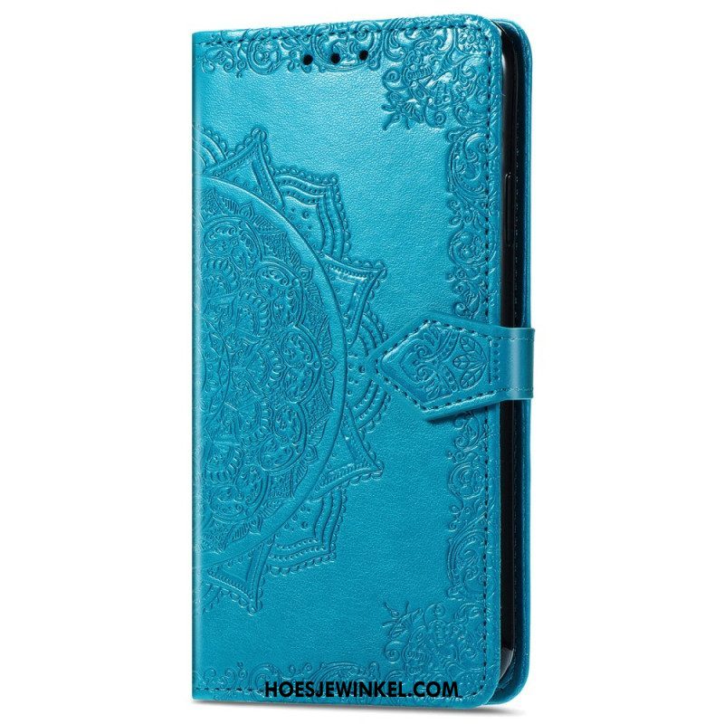 Leren Hoesje voor Moto G73 5G Mandala