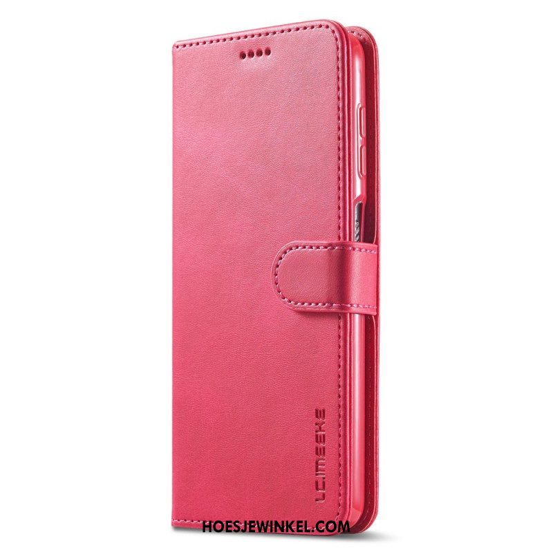 Leren Hoesje voor Samsung Galaxy M32 Lc.imeeke Ledereffect