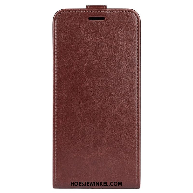 Leren Hoesje voor Samsung Galaxy S23 Plus 5G Folio-hoesje Verticale Klep