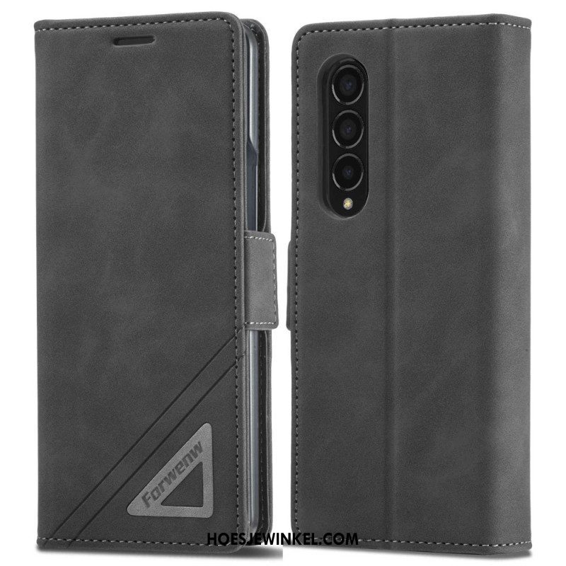 Leren Hoesje voor Samsung Galaxy Z Fold 4 Forwenw F3-serie