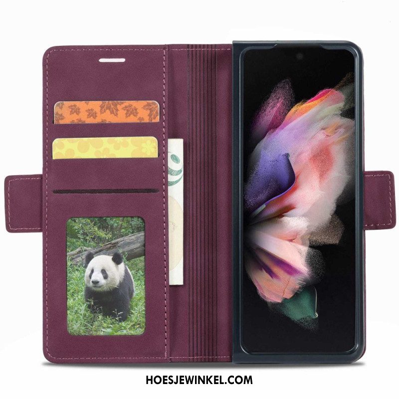 Leren Hoesje voor Samsung Galaxy Z Fold 4 Forwenw F3-serie