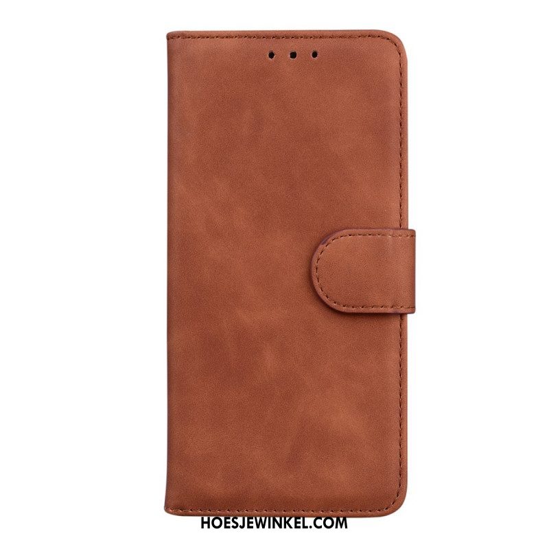 Leren Hoesje voor Xiaomi 12 Pro Effen Leer