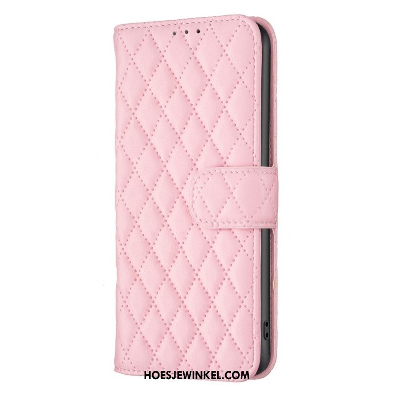 Leren Hoesje voor Xiaomi 12T / 12T Pro Binfen Kleurstijl Gewatteerd