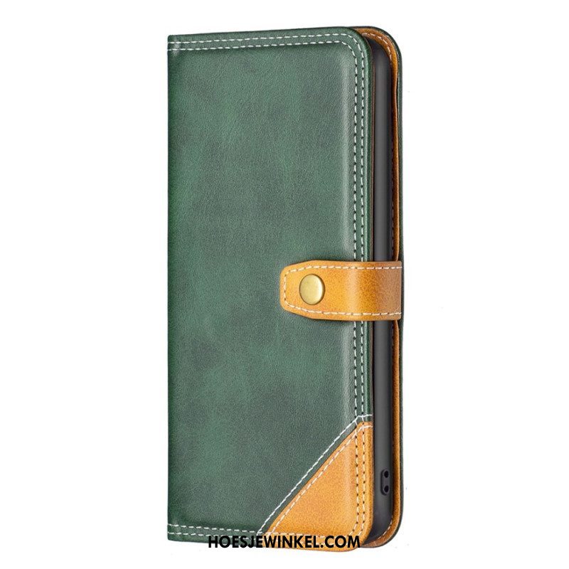 Leren Hoesje voor Xiaomi 12T / 12T Pro Vintage Binfen-kleur