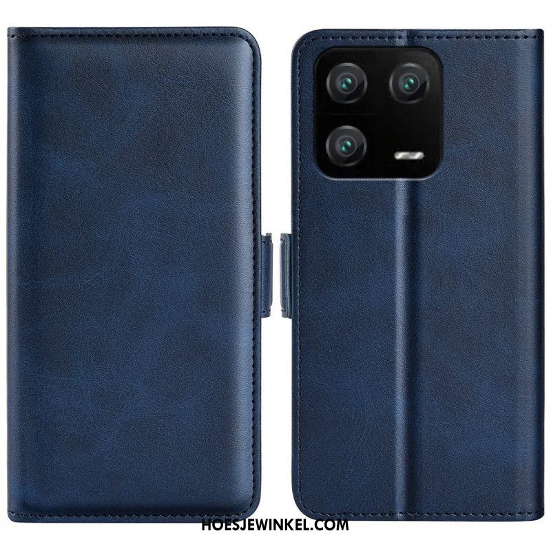 Leren Hoesje voor Xiaomi 13 Pro Dubbele Sluiting