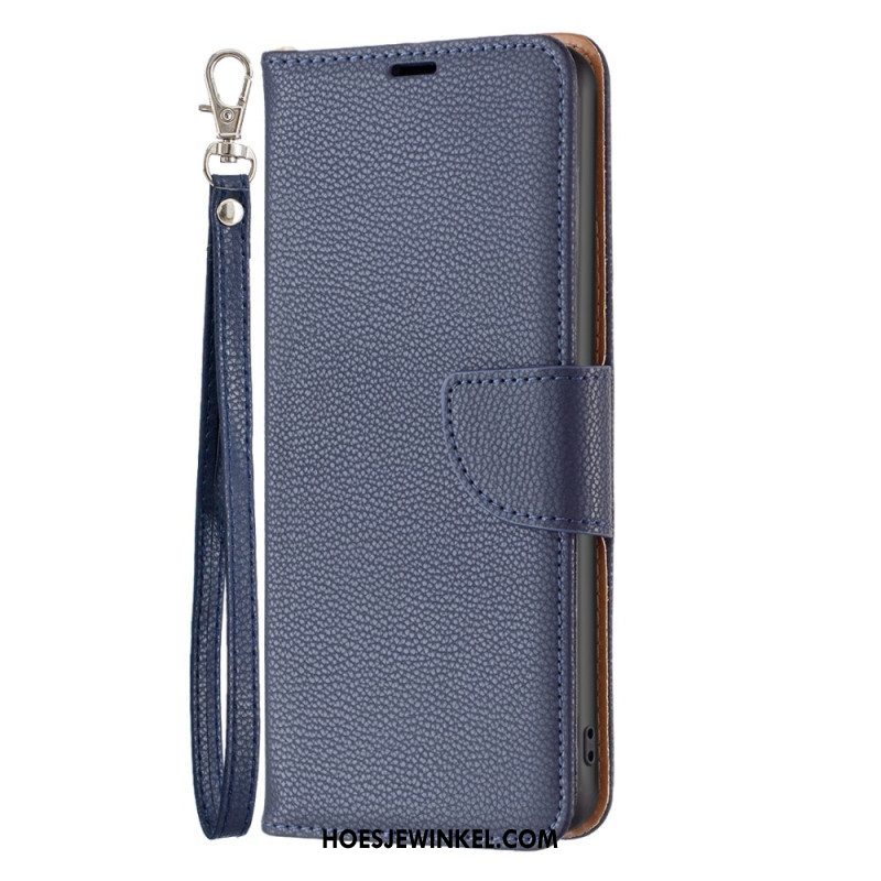 Leren Hoesje voor Xiaomi 13 Pro Lychee Schuine Sluiting