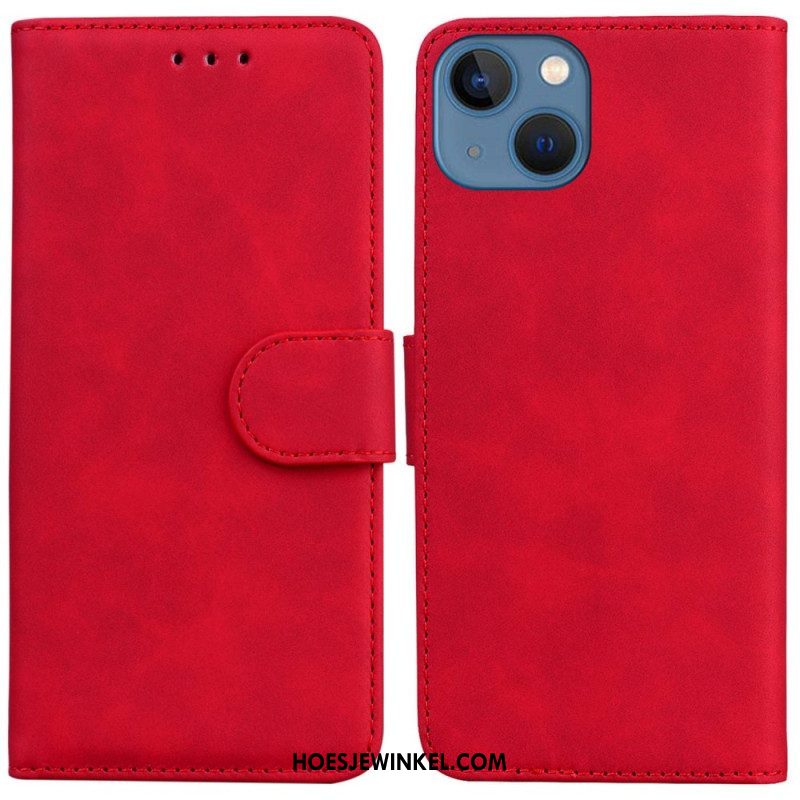 Leren Hoesje voor iPhone 14 Plus Stijl Lederen Couture