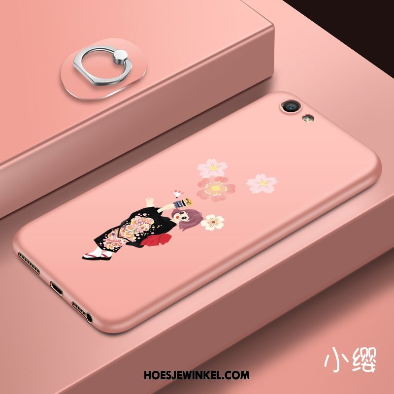 Oppo A83 Hoesje Siliconen Roze Anti-fall, Oppo A83 Hoesje All Inclusive Zacht