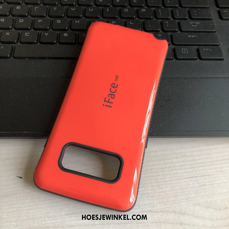 Samsung Galaxy Note 8 Hoesje Hoes Ster Oranje, Samsung Galaxy Note 8 Hoesje Siliconen Mini