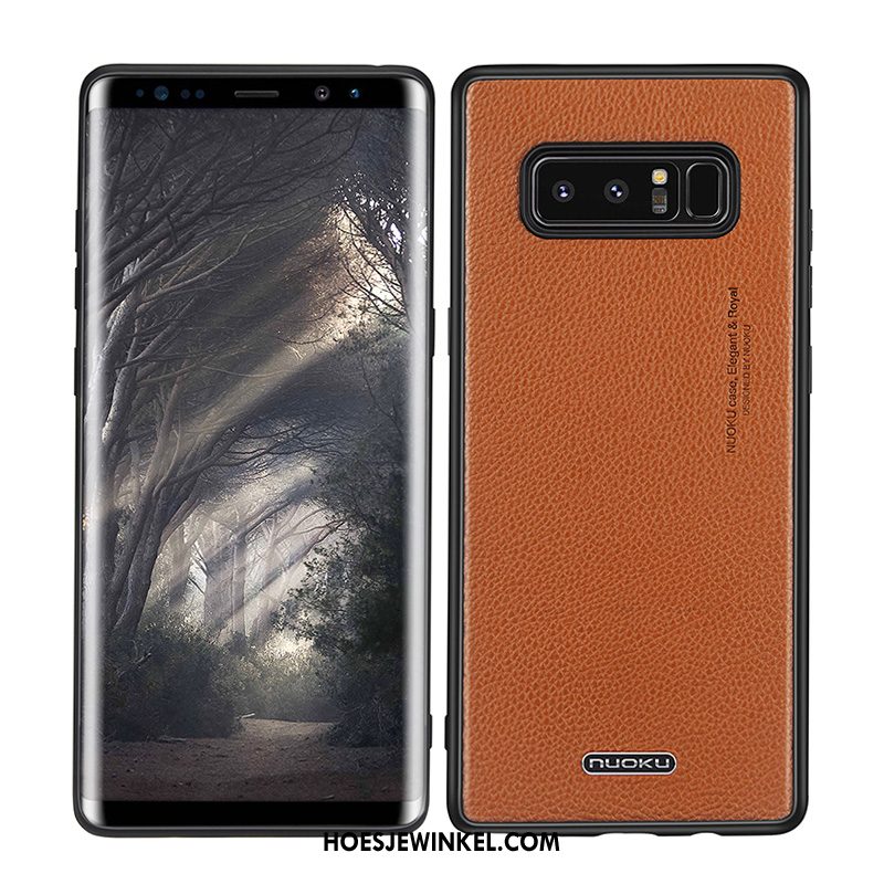 Samsung Galaxy Note 8 Hoesje Siliconen Zacht Bescherming, Samsung Galaxy Note 8 Hoesje Ster Anti-fall Braun