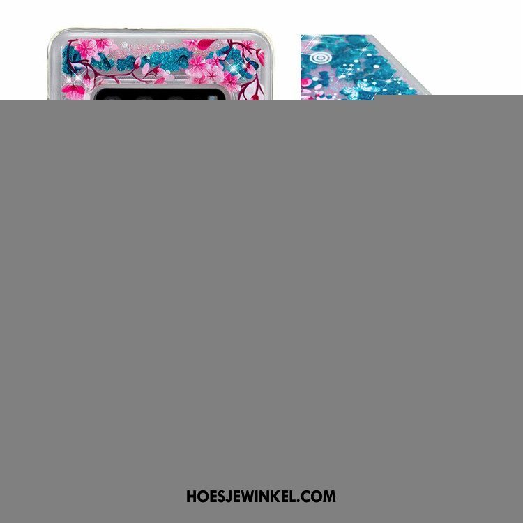 Samsung Galaxy S10 Hoesje Ster Anti-fall Roze, Samsung Galaxy S10 Hoesje Spotprent Zacht