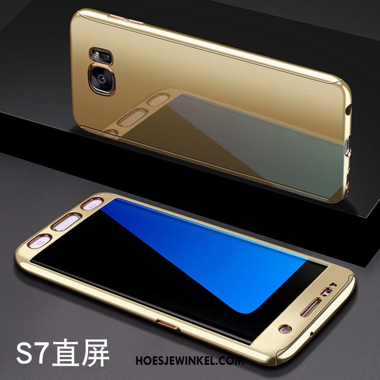 Samsung Galaxy S7 Edge Hoesje Opknoping Nek Schrobben Plating, Samsung Galaxy S7 Edge Hoesje Dun Ster