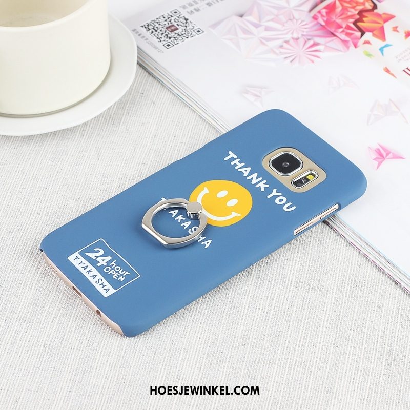 Samsung Galaxy S7 Hoesje Ring Ster Mobiele Telefoon, Samsung Galaxy S7 Hoesje Hoes Zwart