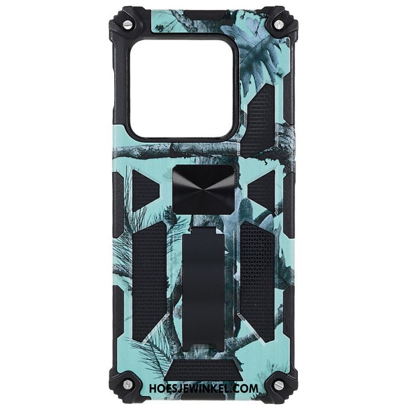 Telefoonhoesje voor OnePlus 10 Pro 5G Camouflage Verwijderbare Ondersteuning