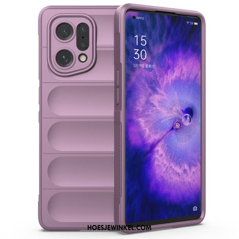 Telefoonhoesje voor Oppo Find X5 Eigentijds Silicium