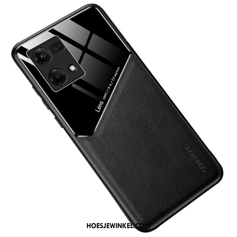 Telefoonhoesje voor Oppo Reno 7 Premium Kunstleer