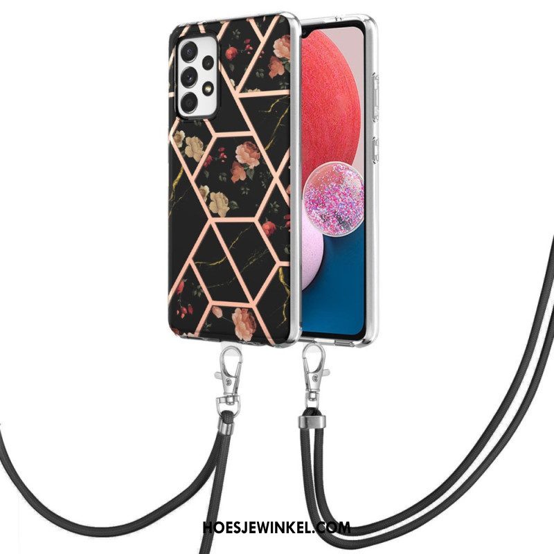 Telefoonhoesje voor Samsung Galaxy A13 Met Koord Bicolor Binfen-kleur