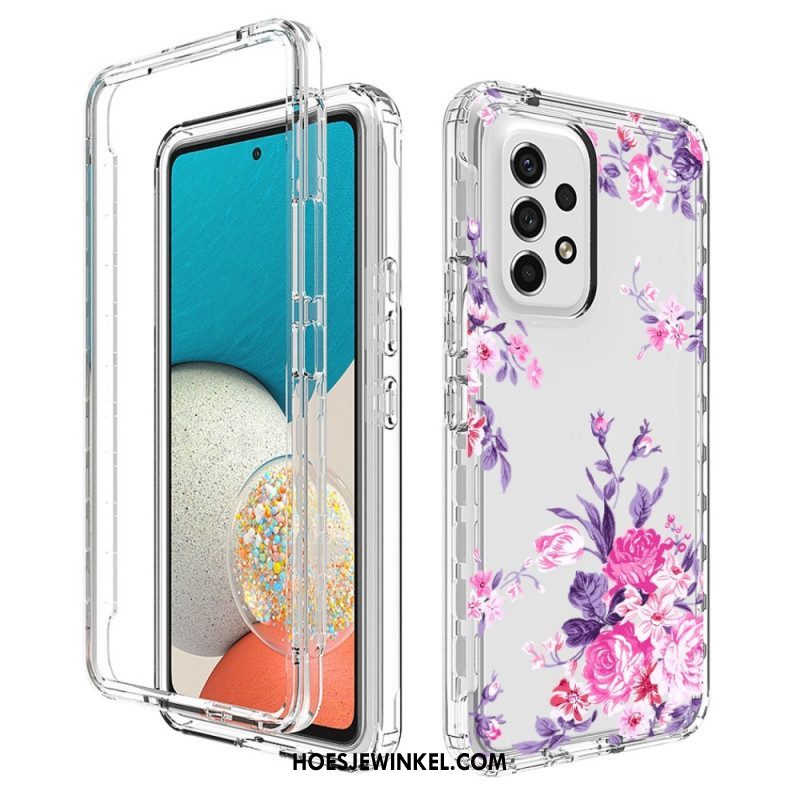 Telefoonhoesje voor Samsung Galaxy A53 5G Naadloze Bloemen