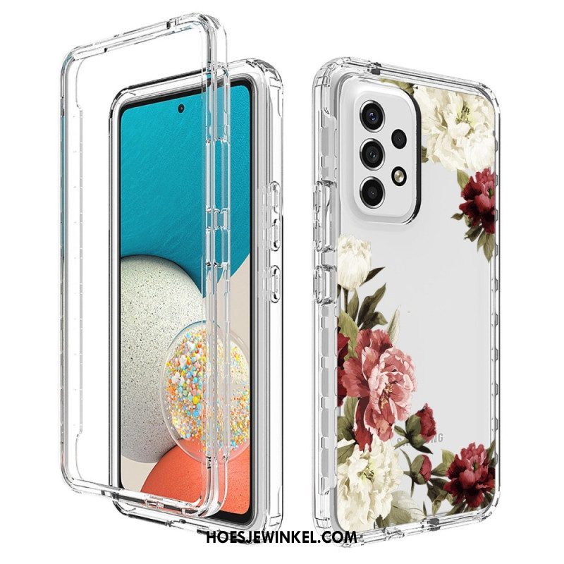 Telefoonhoesje voor Samsung Galaxy A53 5G Naadloze Bloemen