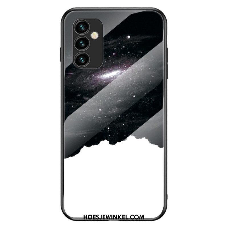 Telefoonhoesje voor Samsung Galaxy M23 5G Patroon Van Gehard Glas