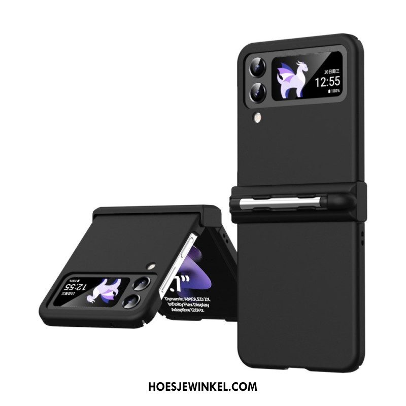 Telefoonhoesje voor Samsung Galaxy Z Flip 4 Folio-hoesje Klassiek Met Stylus