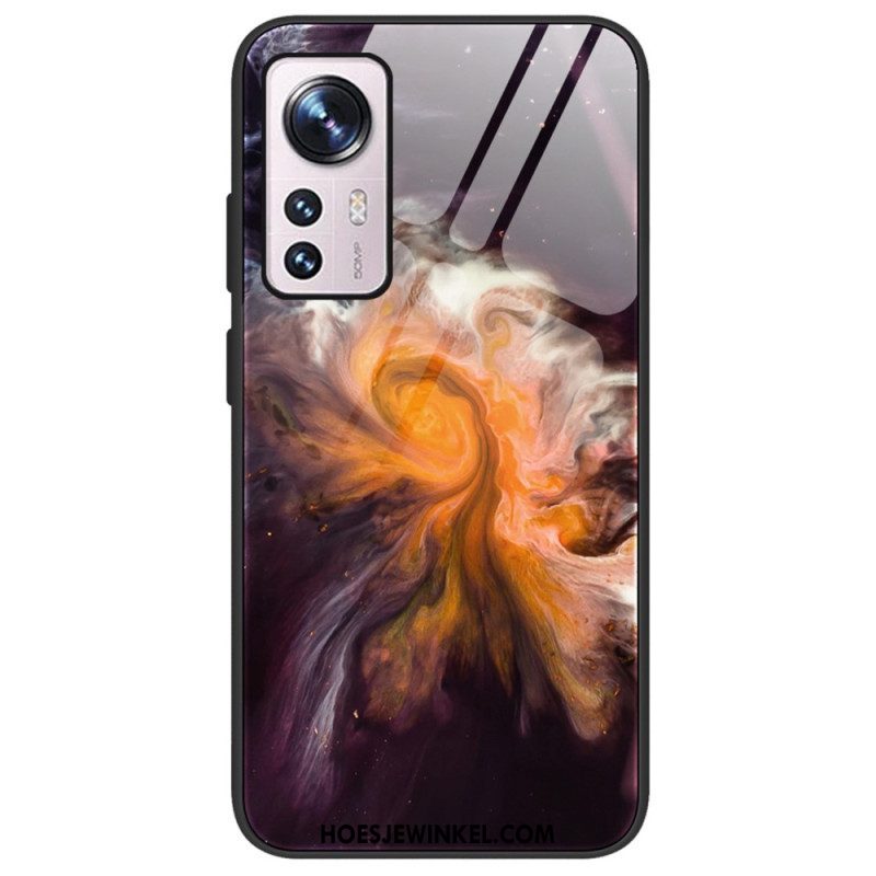 Telefoonhoesje voor Xiaomi 12 / 12X Marmeren Kleuren Gehard Glas