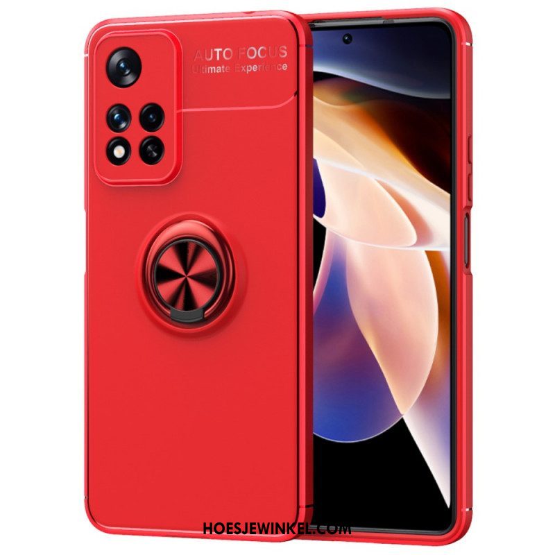 Telefoonhoesje voor Xiaomi Redmi Note 11 Pro Plus 5G Roterende Ring