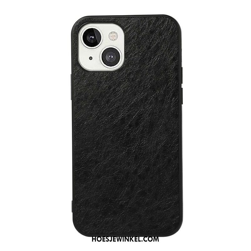 Telefoonhoesje voor iPhone 13 Mini Elegantie Leereffect