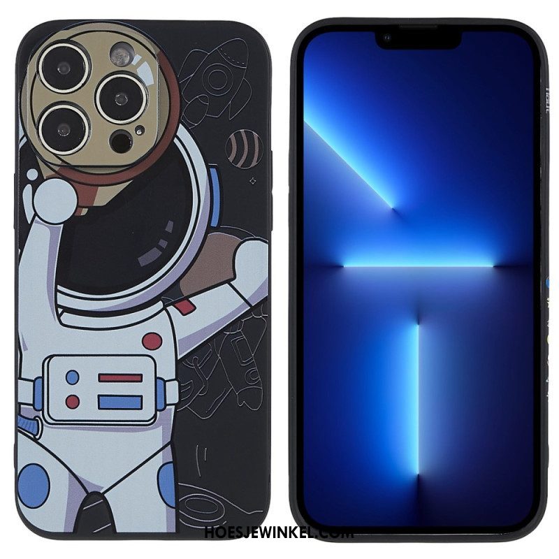 Telefoonhoesje voor iPhone 14 Pro Astronaut