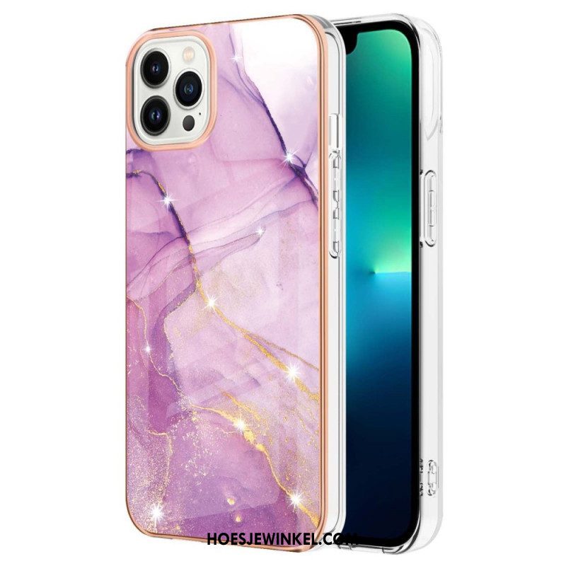 Telefoonhoesje voor iPhone 15 Pro Marmer