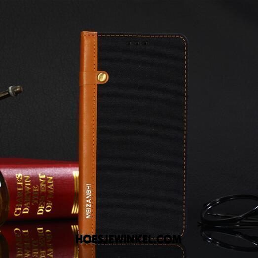 Xiaomi Mi 8 Hoesje Leren Etui Mobiele Telefoon Kaart, Xiaomi Mi 8 Hoesje Lovers Siliconen Beige