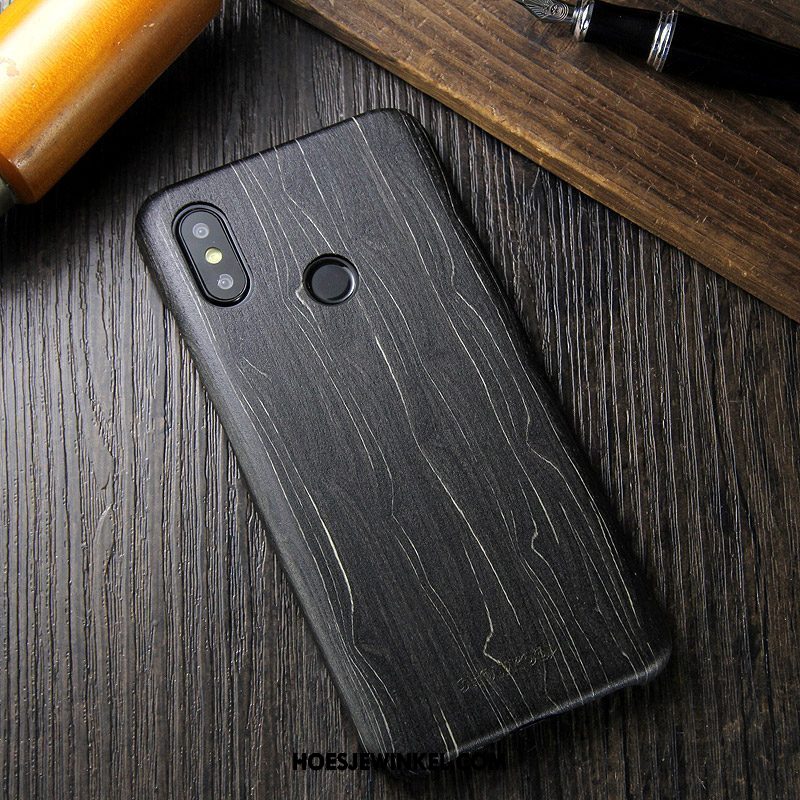 Xiaomi Mi 8 Hoesje Nieuw Bescherming All Inclusive, Xiaomi Mi 8 Hoesje Massief Hout Anti-fall Braun Beige