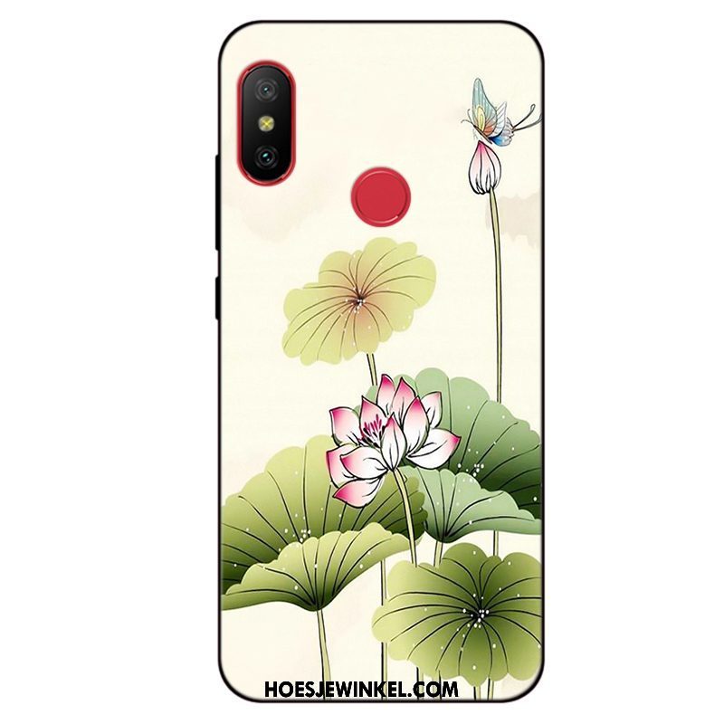 Xiaomi Mi A2 Hoesje Anti-fall Mini Rood, Xiaomi Mi A2 Hoesje Zacht Mobiele Telefoon Beige