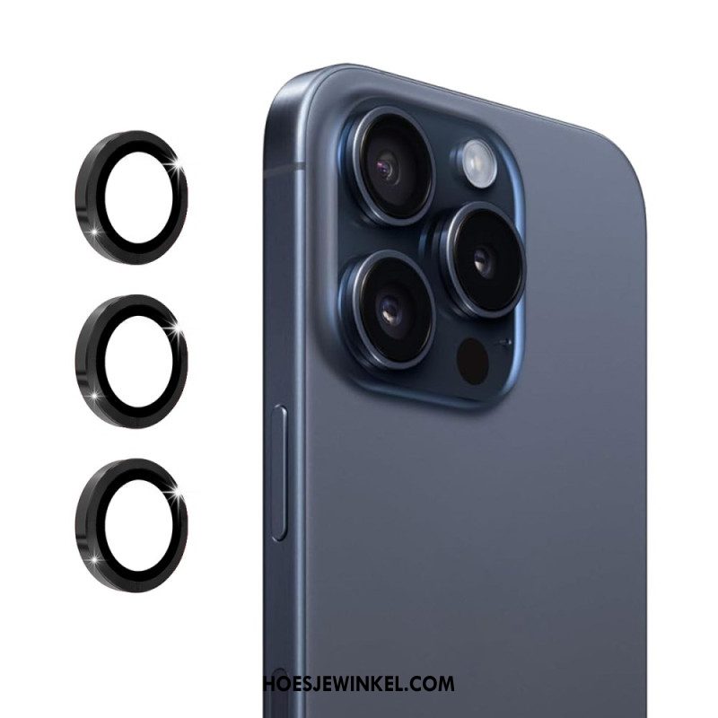 iPhone 16 Pro Enkay Gekleurde Ringen Lensbeschermer