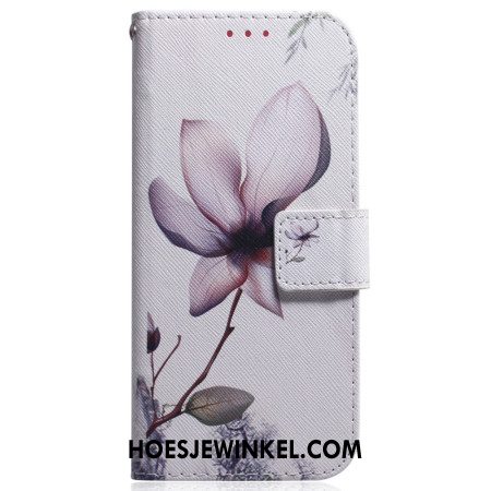 Bescherming Hoesje Xiaomi Redmi Note 13 Pro 4g Roze Bloem