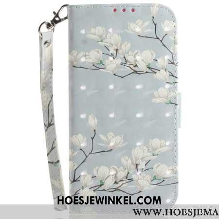 Bescherming Hoesje iPhone 16 Pro Max Band Magnolia's