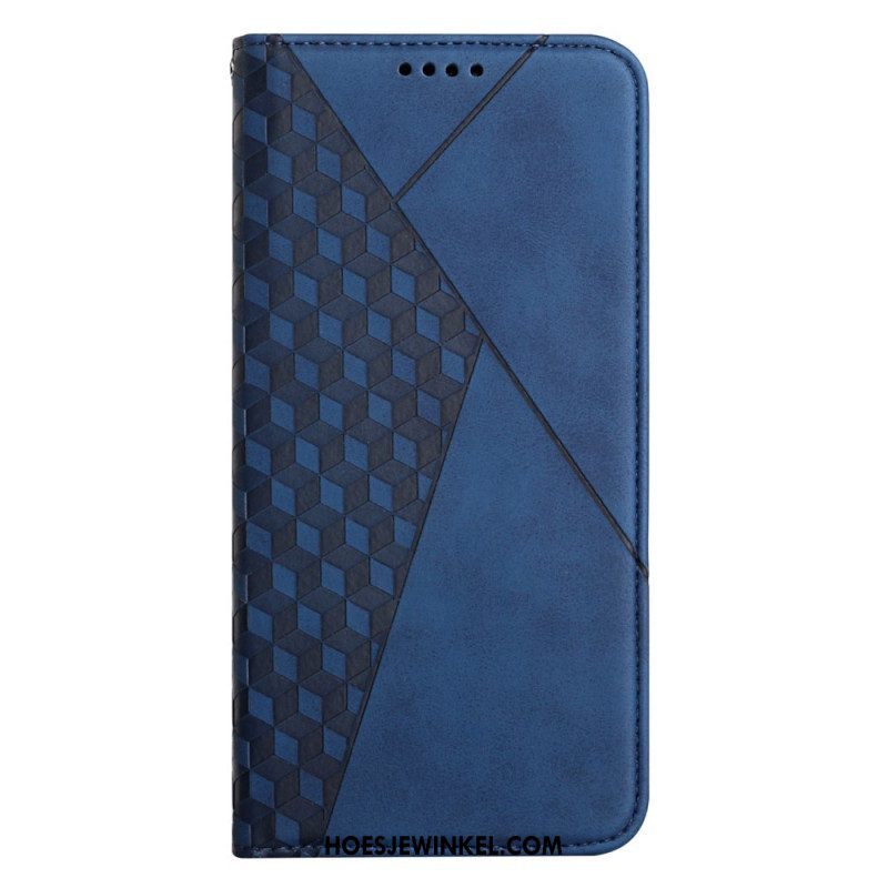 Bescherming Hoesje voor Xiaomi Redmi Note 11 Pro Plus 5G Folio-hoesje 3d-patroon Met Leereffect