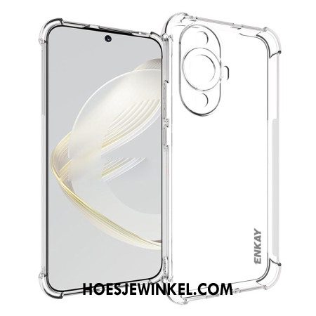 Case Hoesje Huawei Nova 12s Telefoonhoesje Transparante Enkay Versterkte Hoeken