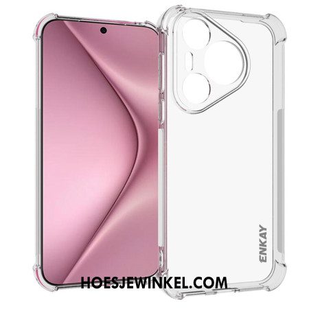 Case Hoesje Huawei Pura 70 Telefoonhoesje Transparant Enkay