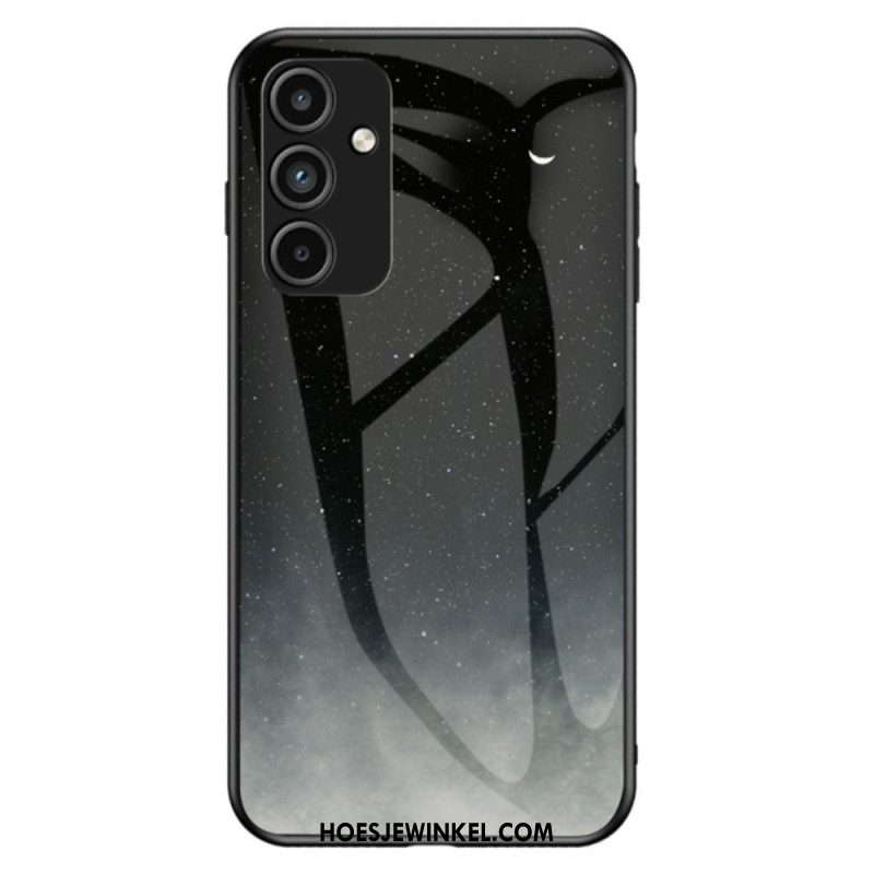 Case Hoesje Samsung Galaxy A15 Telefoonhoesje Melkweg Gehard Glas