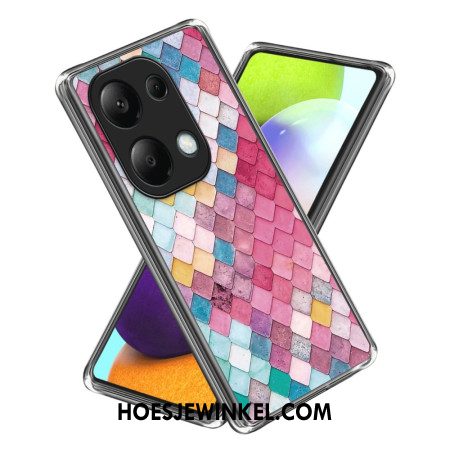 Case Hoesje Xiaomi Redmi Note 13 Pro 4g Telefoonhoesje Kleurrijke Muur