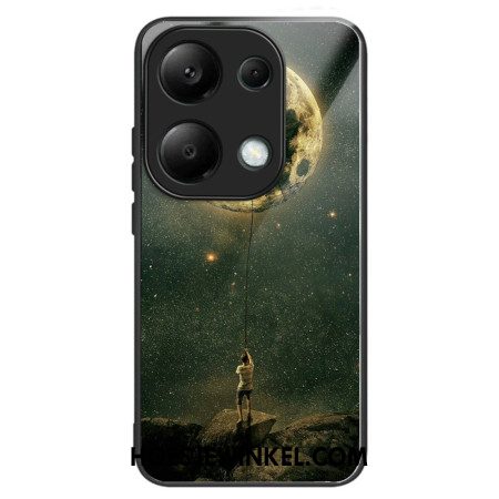 Case Hoesje Xiaomi Redmi Note 13 Pro 4g Telefoonhoesje Man In De Maan Gehard Glas