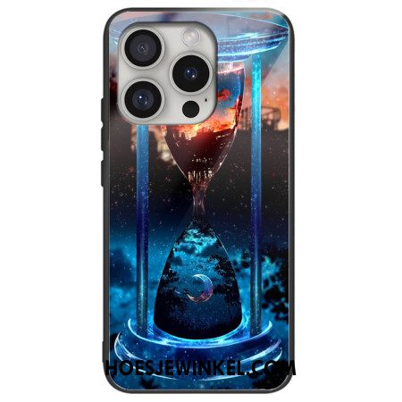 Case Hoesje iPhone 16 Pro Telefoonhoesje Zon- En Maangehard Glas