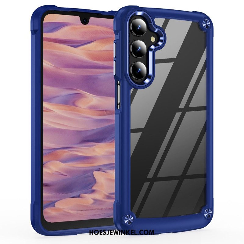 Cover Hoesje Samsung Galaxy A16 5g Telefoonhoesje Aluminium Frame