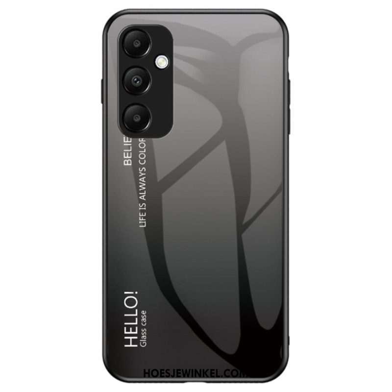 Cover Hoesje Samsung Galaxy A55 5g Telefoonhoesje Hallo Gehard Glas