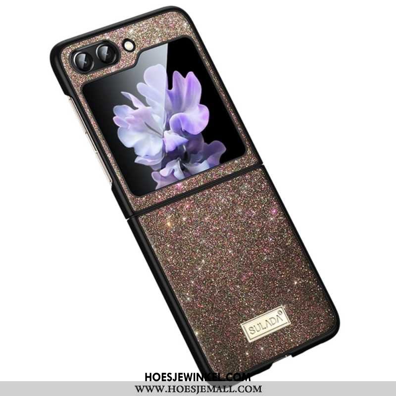 Cover Hoesje Samsung Galaxy Z Flip 6 Telefoonhoesje Sulada-glitter