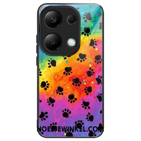 Cover Hoesje Xiaomi Redmi Note 13 Pro 4g Telefoonhoesje Vingerafdrukken Van Gehard Glas