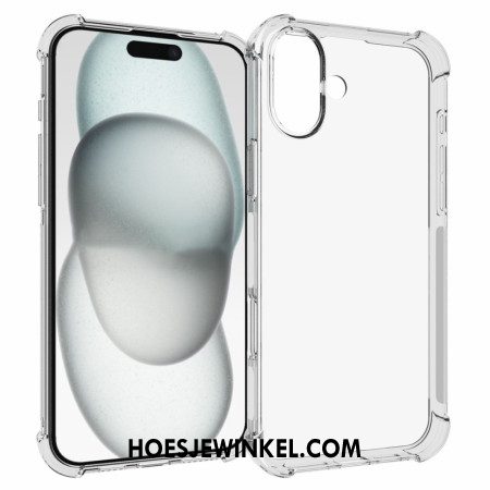 Cover Hoesje iPhone 16 Plus Telefoonhoesje Transparante Versterkte Hoeken