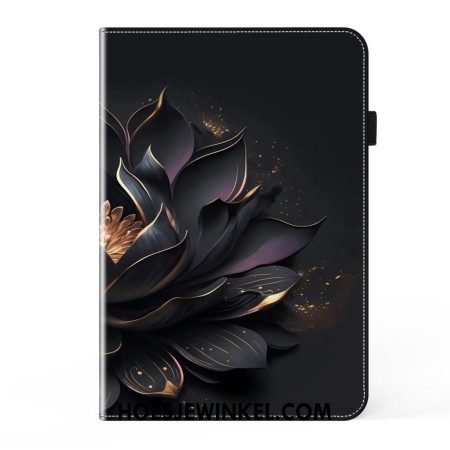 Cover Samsung Galaxy Tab S9 Fe Paarse Lotus